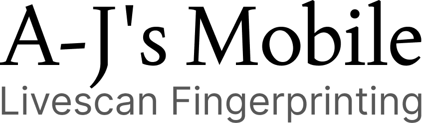 A-J's Mobile Livescan Fingerprinting
